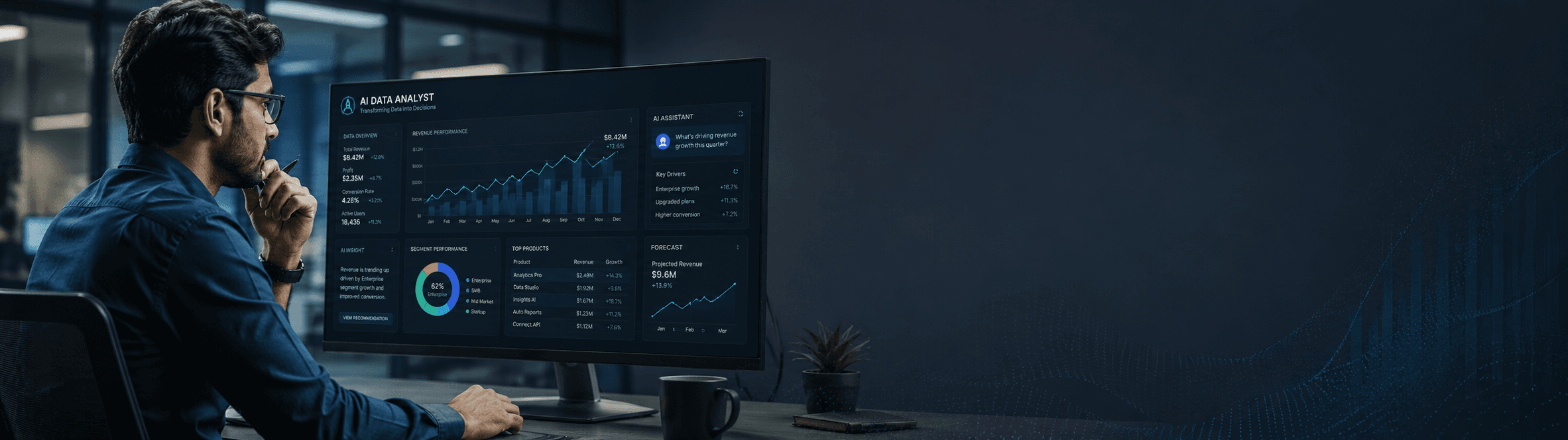 AI Data Analyst hero image