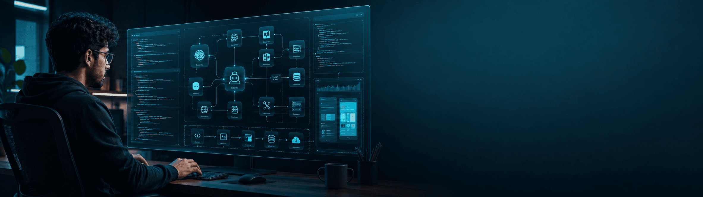 Full Stack AI Agent Developer hero image